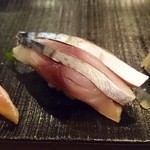 鮨 波やし - ［６回目］〆鯖の握り