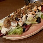 ワイン厨房 晩酌邸 - たっぷりの自家製・棒棒鶏ソースでいただくレアささみ