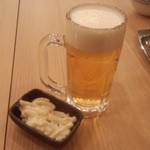 Hakata Mangetsu - 生ビール＋お通し