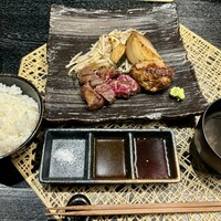 鉄板焼き 太縁 - 