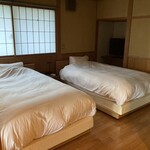 みちのく庵 - セミダブルベット2台