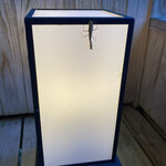 みちのく庵 - ​内風呂～温泉石風呂にはカマキリさんが歓迎してくれました