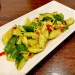 湖南人家 - 20241107辛味きゅうりの和え物638円
