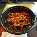 担担麺や 天秤 - 麻婆茄子麺6辛