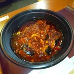 担担麺や 天秤 - 麻婆茄子麺6辛