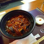 担担麺や 天秤 - 麻婆茄子麺6辛