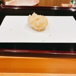 天ぷら たけうち - 鱈の白子