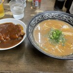 中華そば専門店 広松 - 中華そばとカツ丼（小）セット1,350円