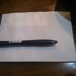ふく鳥 - 注文用　紙とペン