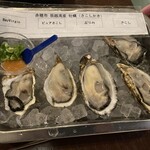 かましま - 生牡蠣食べ比べ1,280円