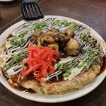 かましま - 牡蠣のお好み焼き1,320円