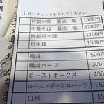 中華そば 鴨福 - 