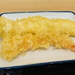こがね製麺所 - いか天・海老天
