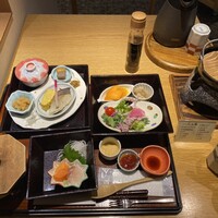 日本料理　北乃路 - 朝粥　話のメニュー豊富