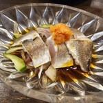 金町製麺 - 炙りカマスポン酢