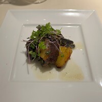 ブラッスリー エディブル - 秋刀魚のコンフィと２種のじゃが芋のロティ