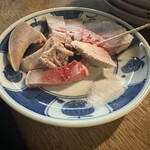 宇ち多゛ - タン生　赤いところ　お塩で