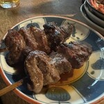 宇ち多゛ - かしら　素焼き　わかやき　お酢かけて