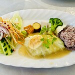 北川 - 本日の魚料理☆金目鯛のポッシュ白味噌ソース