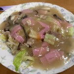 食堂 いぶ - 皿うどん(細麺)650円