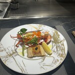 渋谷 鉄板焼き 凛 - 伊勢海老と太刀魚