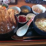 Kayo san - カツカレー丼＆ミニうどんセット　630円