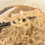 武蔵ノ麦穂 - 背脂煮干ラーメンの麺　byまみこまみこ