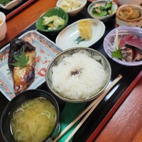 一つ木竹林草 - 焼魚定食(銀鱈西京焼き)1600円