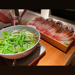 凛屋 - 生で刺身として食べれるのも、良かった＾＾