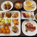 源泉湯の宿　松乃井 - 夕食ビュッフェ