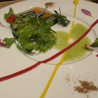 Le Beurre Noisette NAGOYA - 12種類の野菜のテリーヌ 　3種類のヴィネグレット 庭園風