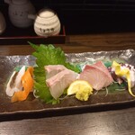 亜紗 - 刺身盛合せ(税込1200円)