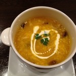 中国料理 丹甫 - かぼちゃのとろみスープ