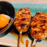 備長吉兆や - 月見つくね ☺︎