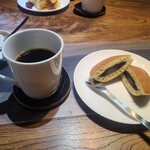 タテベコーヒーロースターズ - ホットコーヒーと和菓子1(みつくり山)