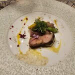 Les aromes - 新潟県産雪室熟成豚肩ロース炭火焼