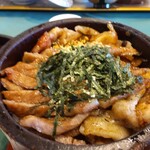 みわ屋 本店 - 薬味と海苔を掛けて