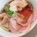 麺屋 さすけ 本店 - 雲呑焼豚地鶏そば1500円