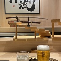 焼肉割烹 YP流 宗右衛門町本店 - 乾杯の儀式も映えますね♪
