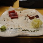 梅乃寿司 - マグロ赤身　タコ頭