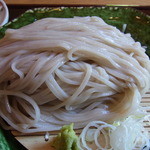天毬 - 食感のおもしろい大麦そば。お代わりしました
