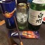 サントリー白州蒸溜所 - 白州に合うポッキー笑　苦味強め