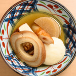 から揚げドラゴンチキン ハイボール キムにい - おでん5点盛り