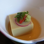 天毬 - 先付けの豆腐