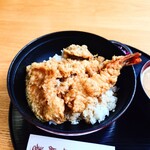 やぶ善 - ランチメニューのサービス天丼、1,200円。