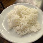 麻布笄軒 - 唯一イマイチだった１皿目ライス