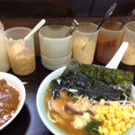 がんこ亭 - ラーメン、半カレー