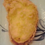 釜揚げうどん岡じま - さつまいも天ぷら１００円也(税込)