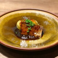 かま叶 - 伝助穴子薪焼き 賀茂茄子