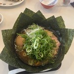 中華そば 麺や食堂 本店 - 特製中華そば　海苔　九条ネギトッピング